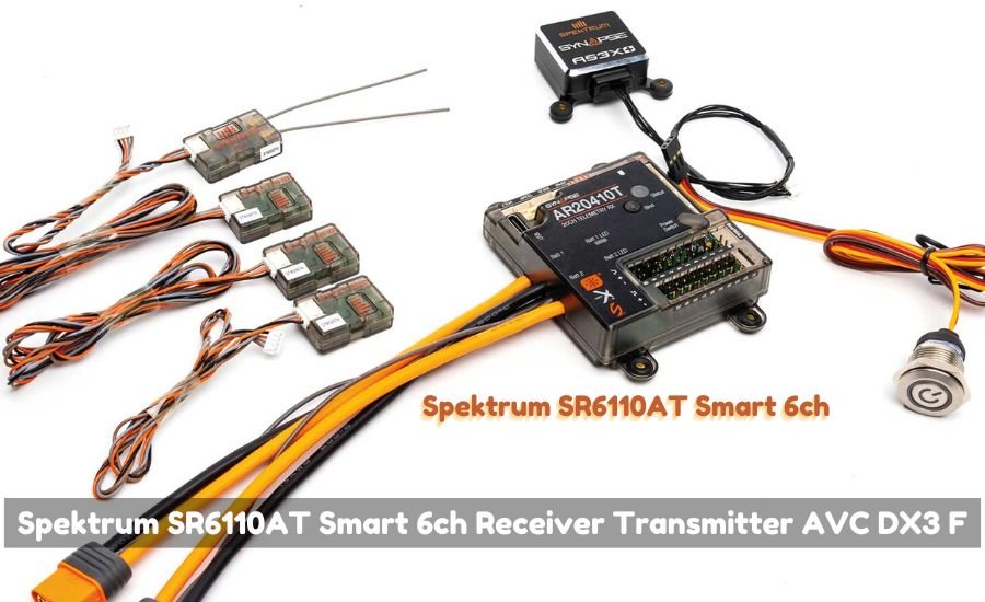 spektrum sr6110at smart 6ch receiver transmitter avc dx3 f