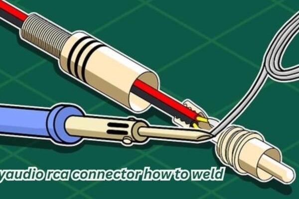 yyaudio rca connector how to weld